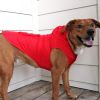 Dog Packable Raincoat Red