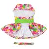 Floral Dog Harness Dress