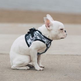Dog Harness Gray Camo (size: small)