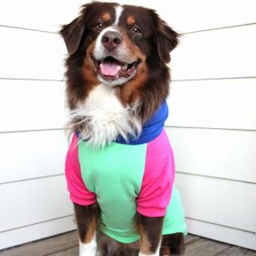 Pink Mint Dog Hoodie (size: large)