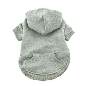 Gray Dog Hoodie (size: medium)