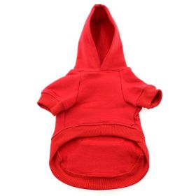 Red Dog Hoodie (size: medium)