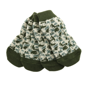 Non-Skid Dog Socks -  Camo (size: medium)
