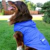 Dog Packable Raincoat Blue