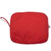 Dog Packable Raincoat Red