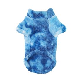 Tie Dye Blue Pullover (size: large)