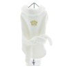 Dog Bath Robe - Gold Crown