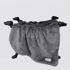 Dog Blankets Big Baby (Color: Pewter, size: LG)