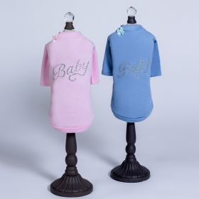 Baby Dog Tee (Color: Blue, size: SM)