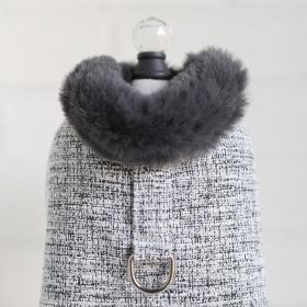 Zha Zha Dog Coat (Color: Alloy, size: LG)