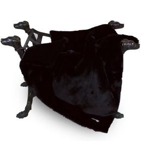 Dog Blankets Divine Plus (Color: Black, size: Throw)