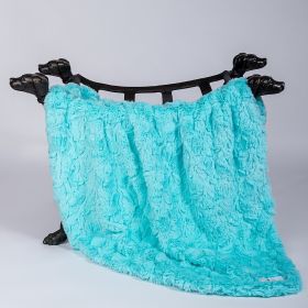 Dog Blankets Cuddle (Color: Aquamarine, size: LG)