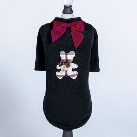 Dog Tee Burberry (Color: Baby Blue, size: MD)