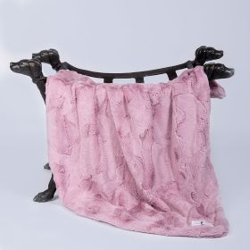 Dog Blankets Cuddle (Color: Mauve, size: LG)