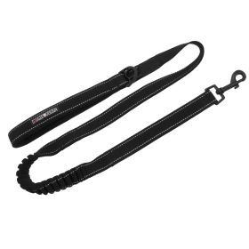 Soft Pull Traffic Dog Leash (Color: Black)
