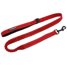 Soft Pull Traffic Dog Leash (Color: Red)