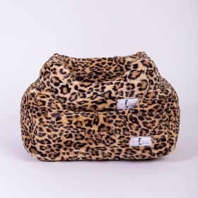 Dog Bed Cashmere (Color: Leopard, size: SM)