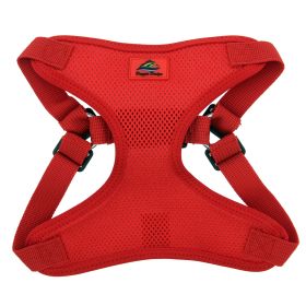Wrap and Snap Choke Free Dog Harness - Flame Red (size: small)