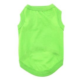 100% Cotton Dog Tanks - Green Flash (size: small)