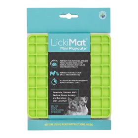 Lick Mat Playdate Dog (Option: Mini Playdate Green Dog)