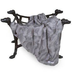 Dog Blanket Luxe (Color: Taupe, size: LG)