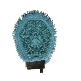 Pet Grooming Mitt Absorbent (Color: Pacific Blue)