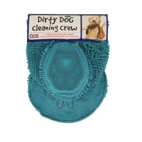 Dog Cleaning Mat (Color: Pacific Blue)