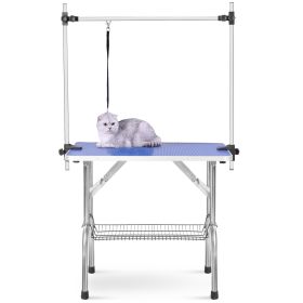 Professional Dog Grooming Table (Color: Blue)