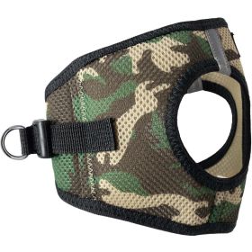 American River Dog Harness Blue Camo (size: X-Large)