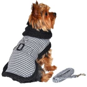 Dog Harness Coat Black White (size: X-Large)