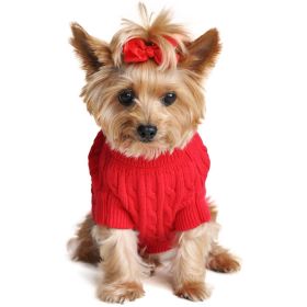 Red Dog Sweater Cotton (size: large)