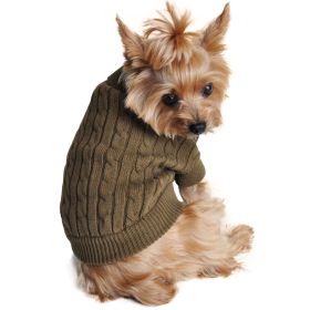 Green Dog Sweater Cotton (size: X-Large)