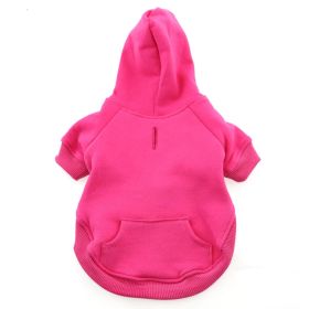 Pink Dog Hoodie (size: X-Large)