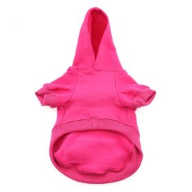 Pink Dog Hoodie (size: X-Large)