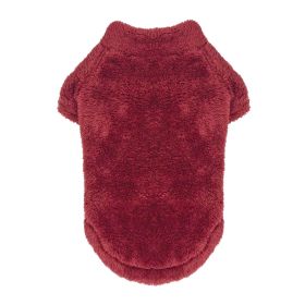 Soft Plush Pullover Burgundy (size: X-Large)