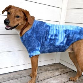 Tie Dye Blue Pullover (size: 3XL)