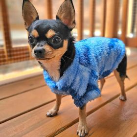 Tie Dye Blue Pullover (size: 4XL)