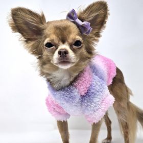 Tie Dye Pink Purple Pullover (size: 4XL)