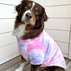 Tie Dye Pink Purple Pullover (size: 2XL)