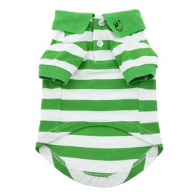 Polos Striped - Greenery & White (size: X-Large)