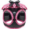 Polka Dot Ruffle Pink Black