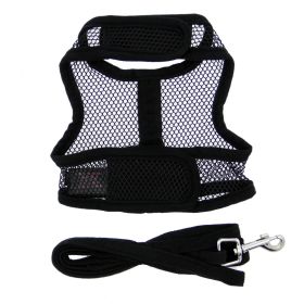 Dog Harness Black (size: large)
