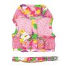 Dog Harness Hawaiian Floral