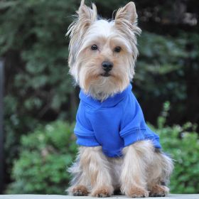 Blue Dog Hoodie (size: large)