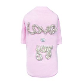 Love n Joy Tee (Color: Baby Pink, size: XS)